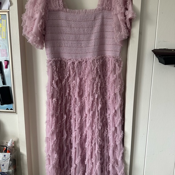 Ivy City Co Pink Midi Dress - Picture 2 of 4